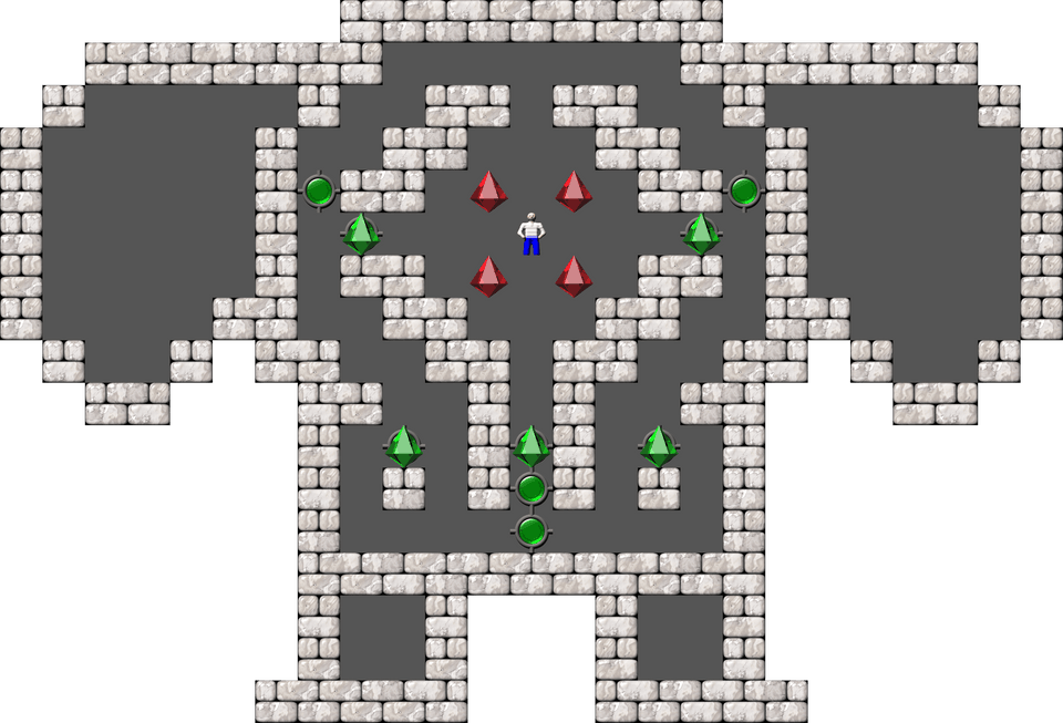 Sokoban 1,000,001 candlelights level 46